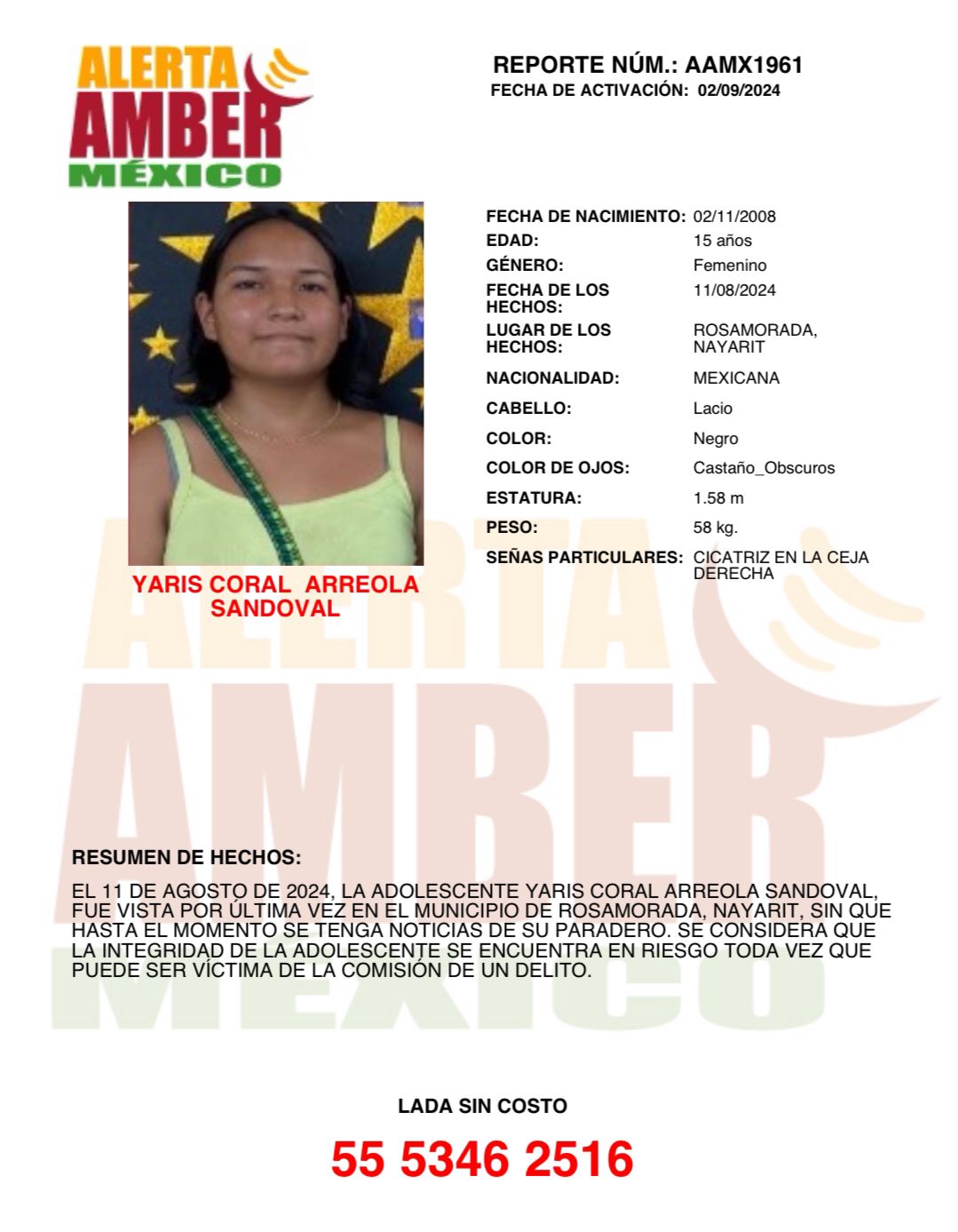 YARIS CORAL ARREOLA SANDOVAL (NAY)