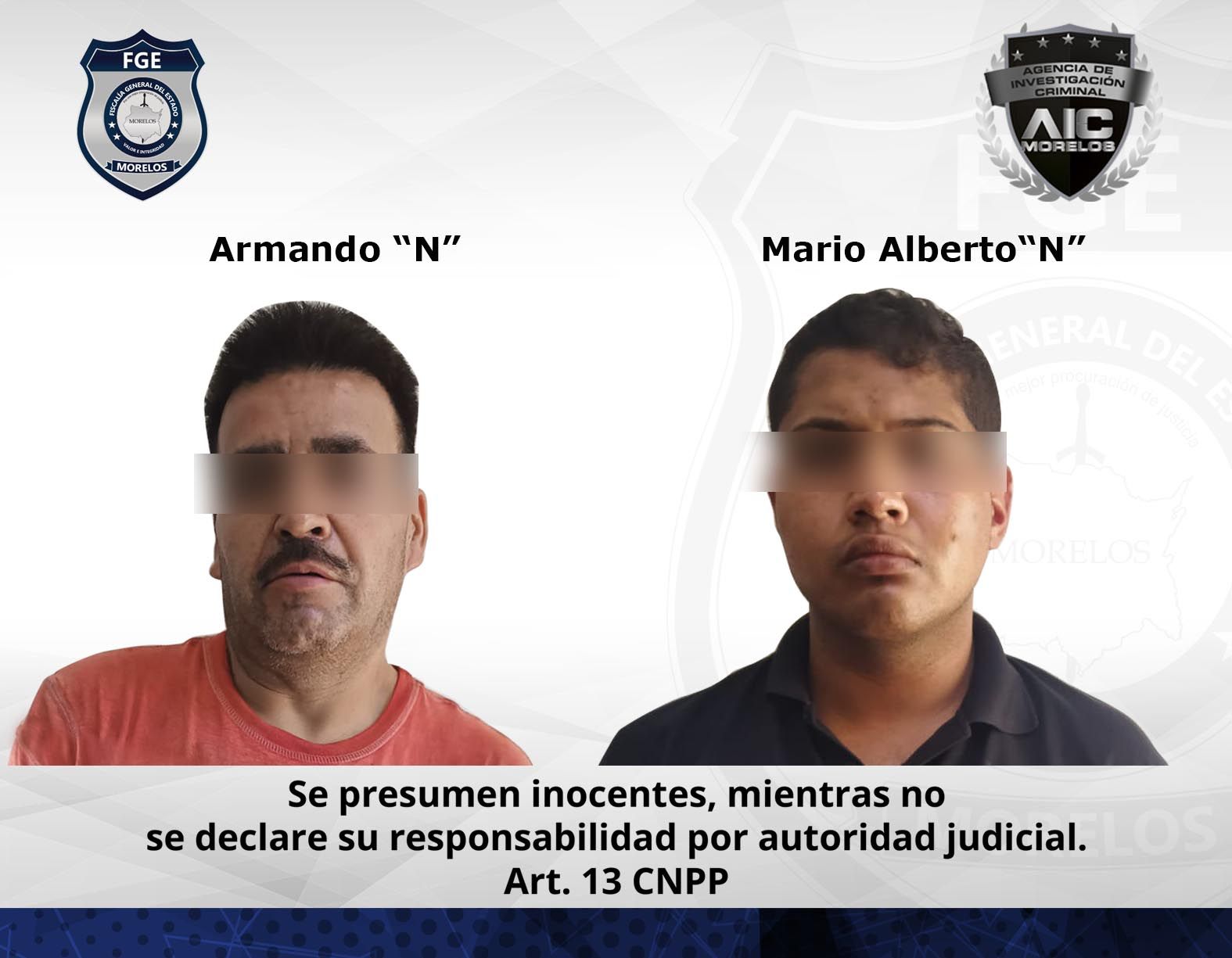 MP ejerce acción penal en contra dos hombres por abigeato registrado en el municipio de Amacuzac