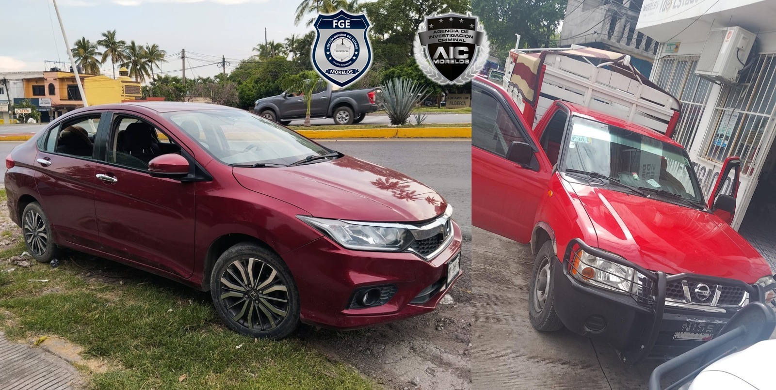 AIC asegura en Jojutla dos vehículos de procedencia ilícita