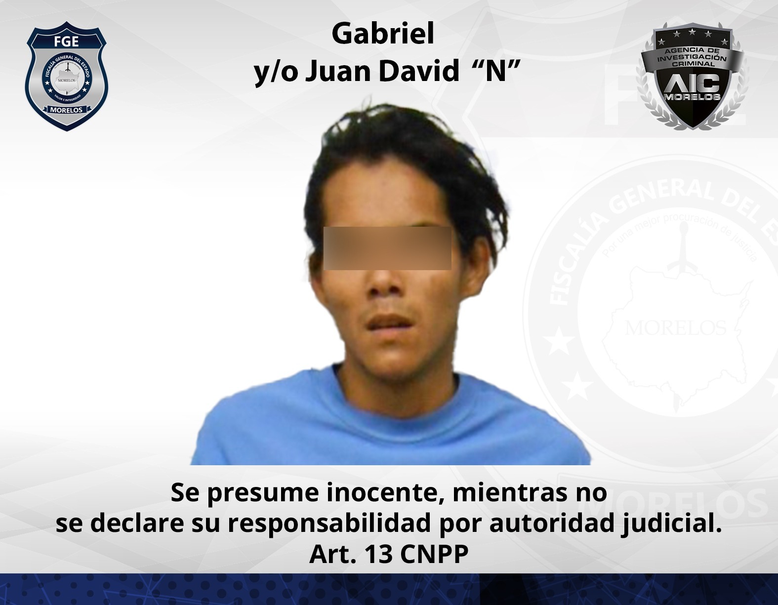 Masculino vinculado por homicidio calificado en Xochitepec