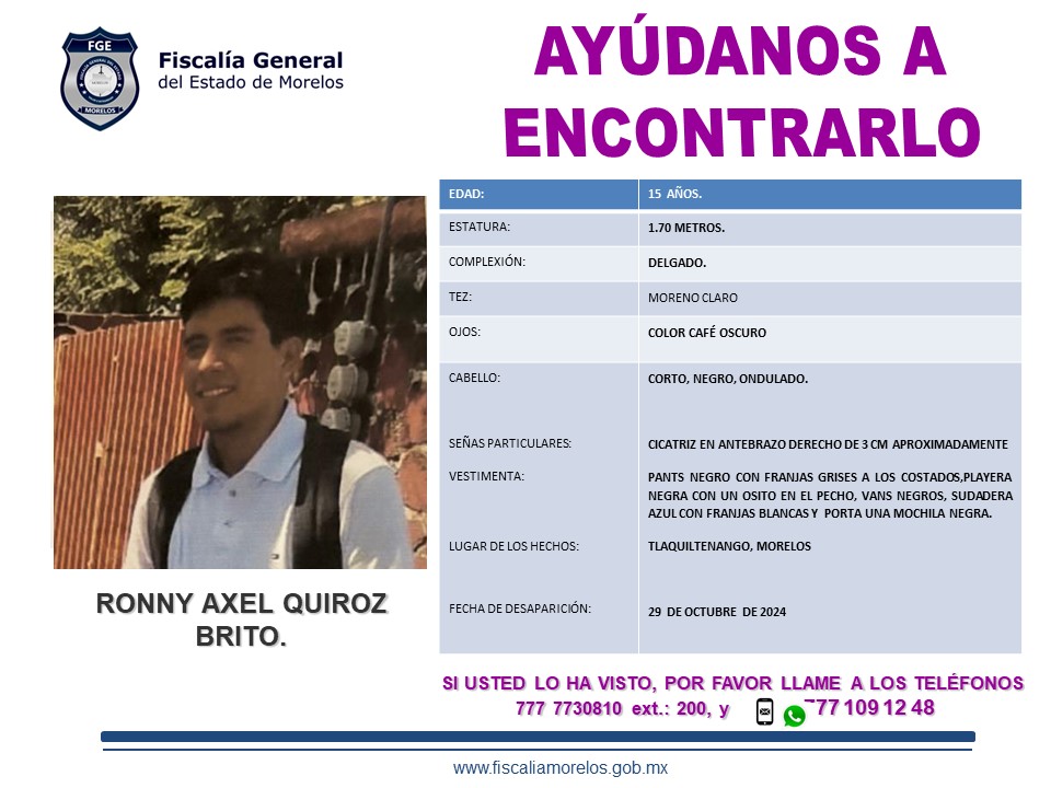 RONNY AXEL QUIROZ BRITO