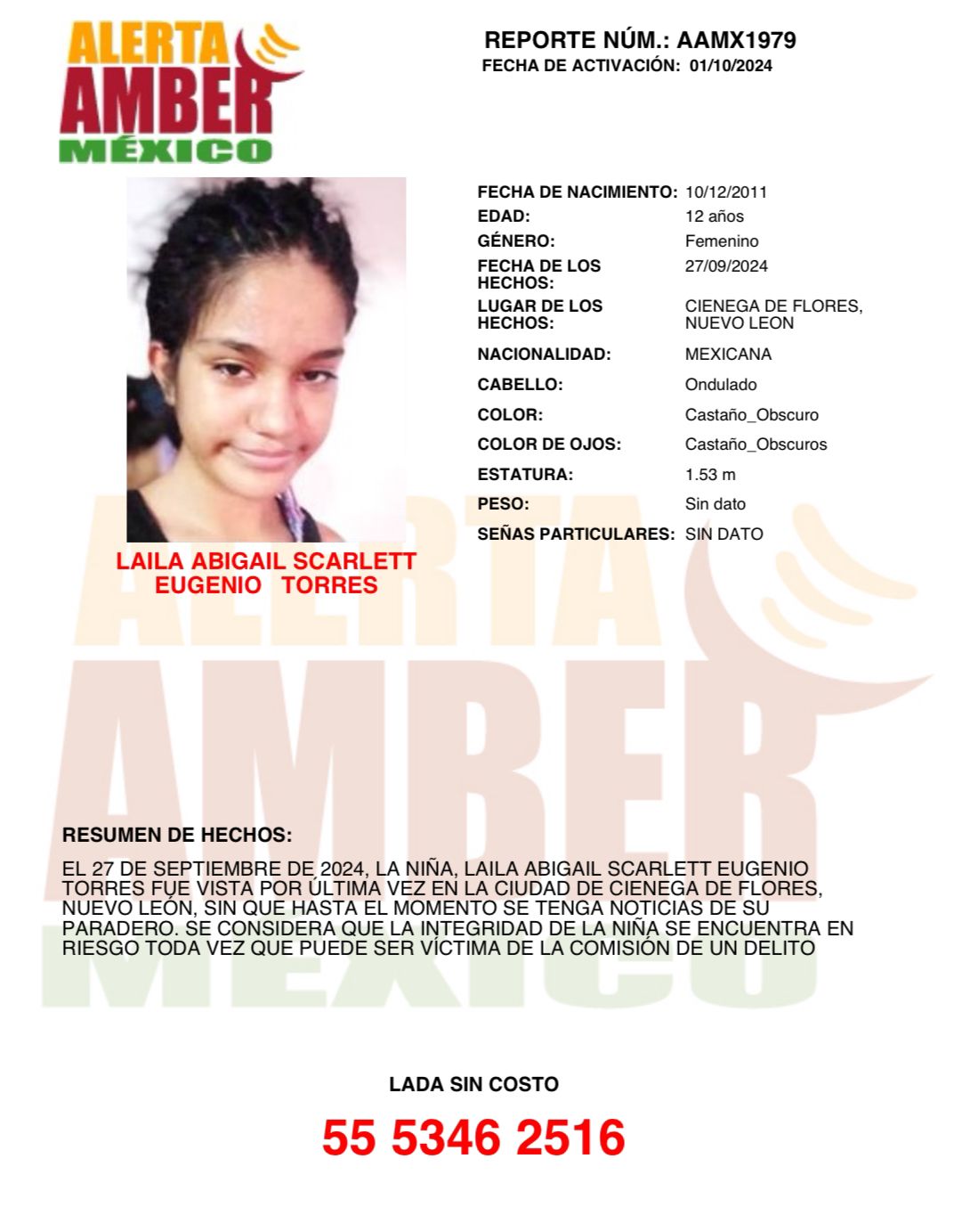 Laila Abigail Scarlett Eugenio Torres (NL)