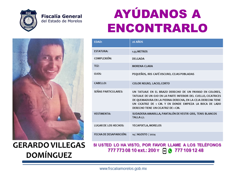 GERARDO VILLEGAS DOMÍNGUEZ