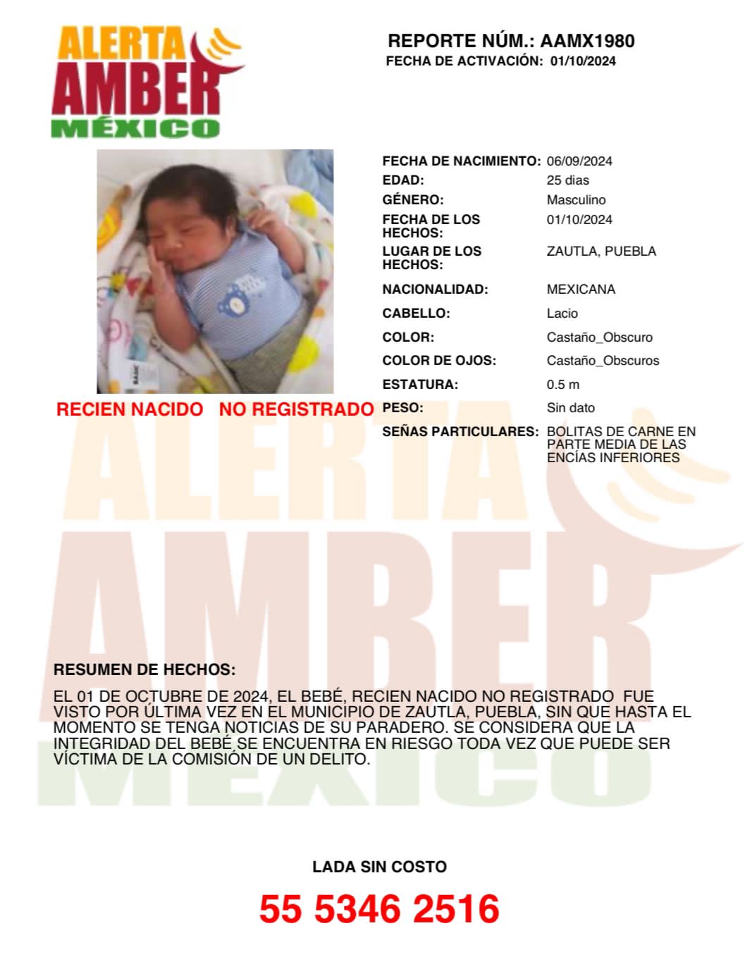 Recién nacido no registrado (Pue)