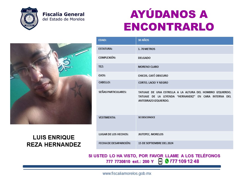 LUIS ENRIQUE REZA HERNÁNDEZ