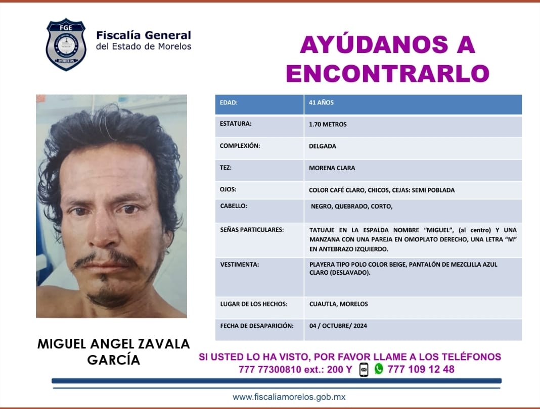 MIGUEL ÁNGEL ZAVALA GARCÍA