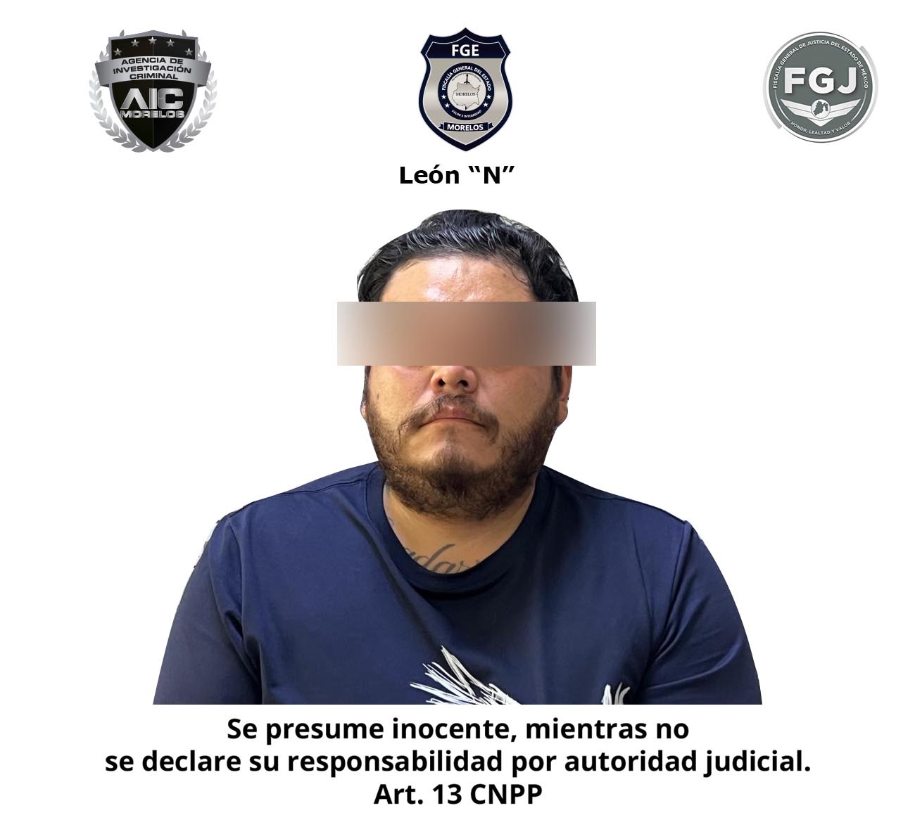 AIC Morelos realiza aprehensión de masculino requerido en el EdoMex por incumplimiento de obligaciones alimentarias