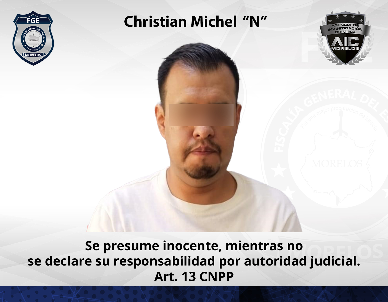 AIC realiza aprehensión de masculino buscado por extorsión