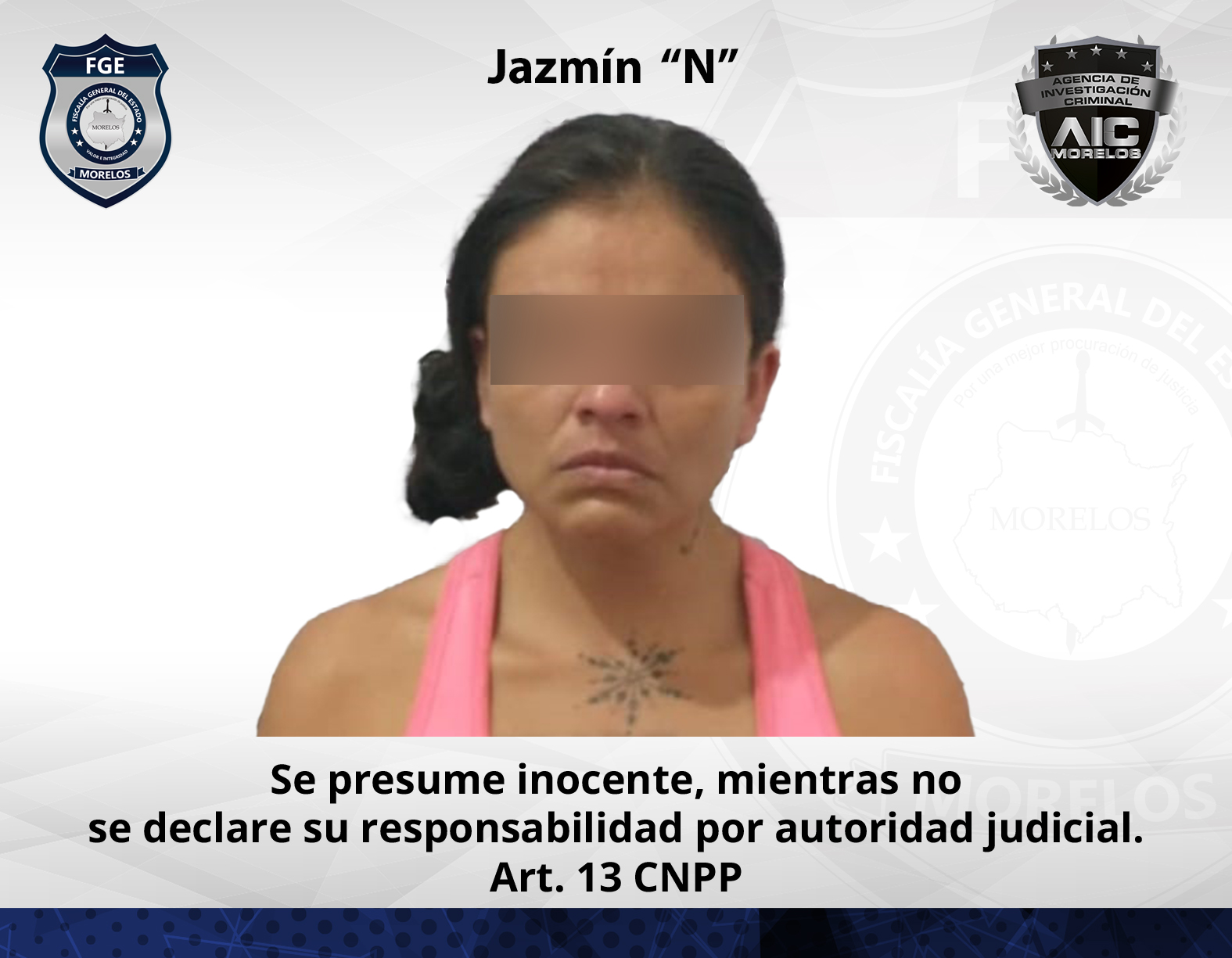 AIC realiza detención de mujer por robo en comercio en Zacatepec