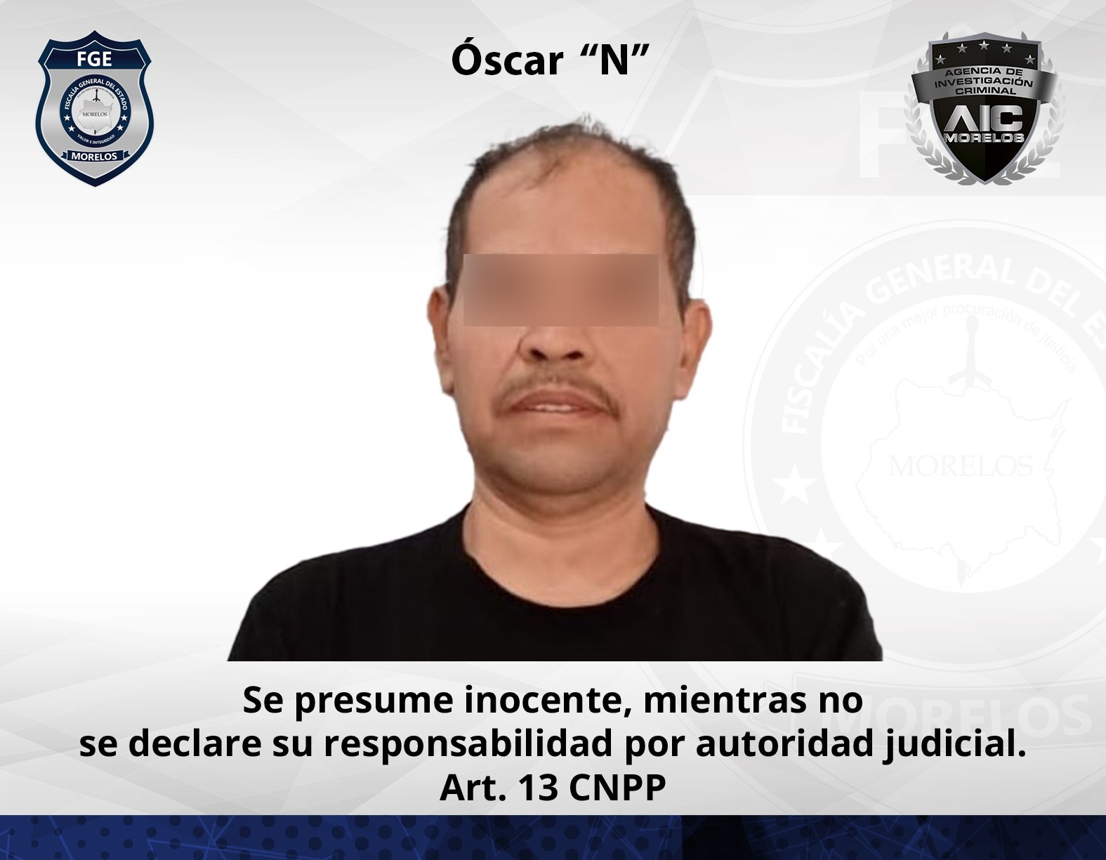 AIC cumplimentó en el municipio de Tlaltizapán orden de aprehensión contra hombre por abuso sexual agravado