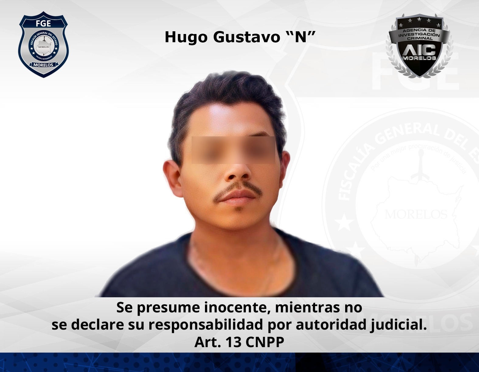 AIC realiza aprehensión contra masculino por violencia familiar