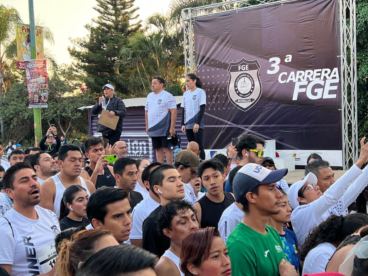 Más de 500 participantes durante la “3ª Carrera Atlética FGE”