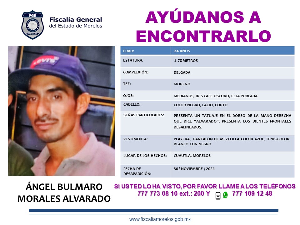 ÁNGEL BULMARO MORALES ALVARADO