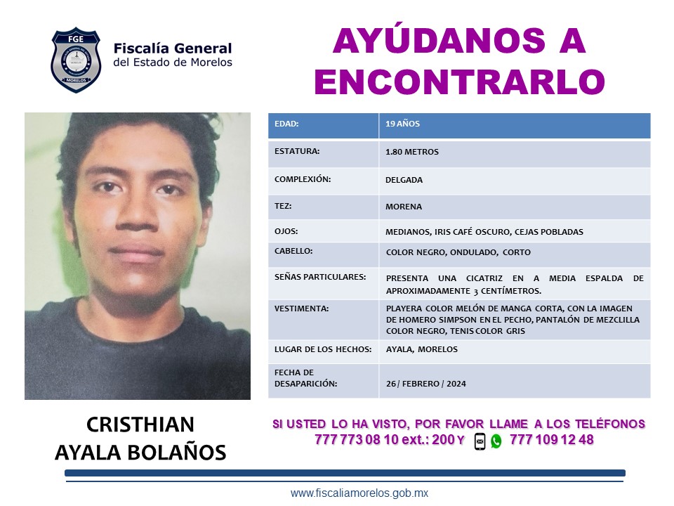 CRISTHIAN AYALA BOLAÑOS
