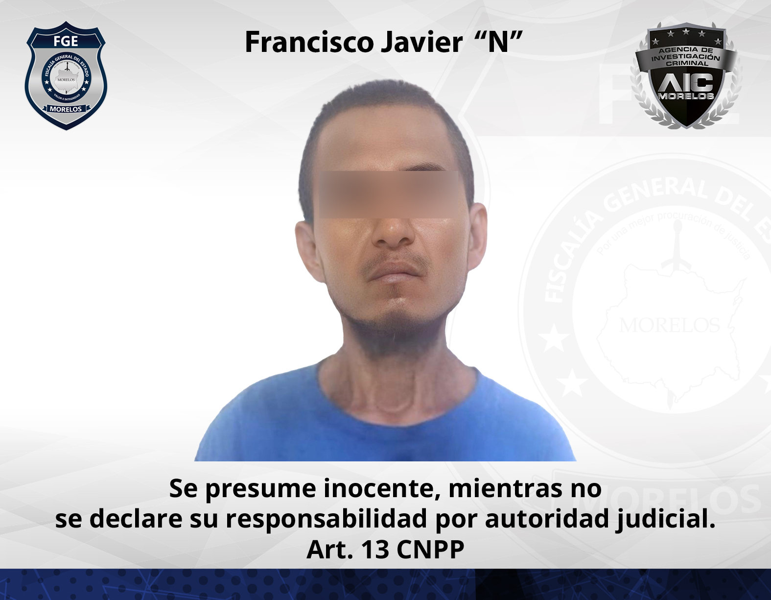 Agente del MP pone a disposición del juez de control a dos hombres asegurados en Tlaltizapán por vender objetos robados