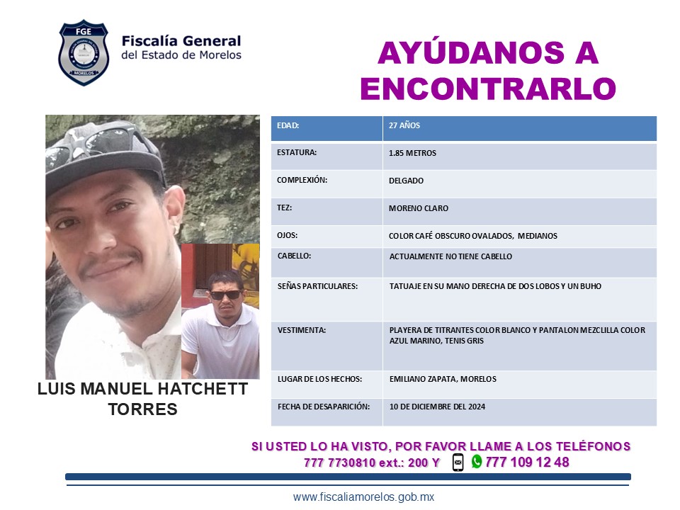 LUIS MANUEL HATCHETT TORRES