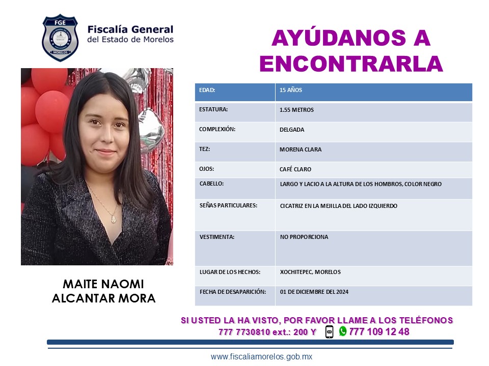 MAITE NAOMI ALCANTAR MORA