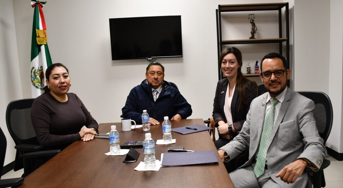 Se reúne Fiscal General con representantes de la Embajada de los Estados Unidos de Norteamérica
