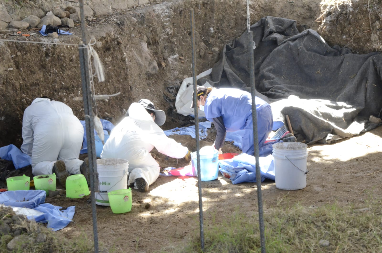 Continúa diligencia ministerial en panteón de Jojutla
