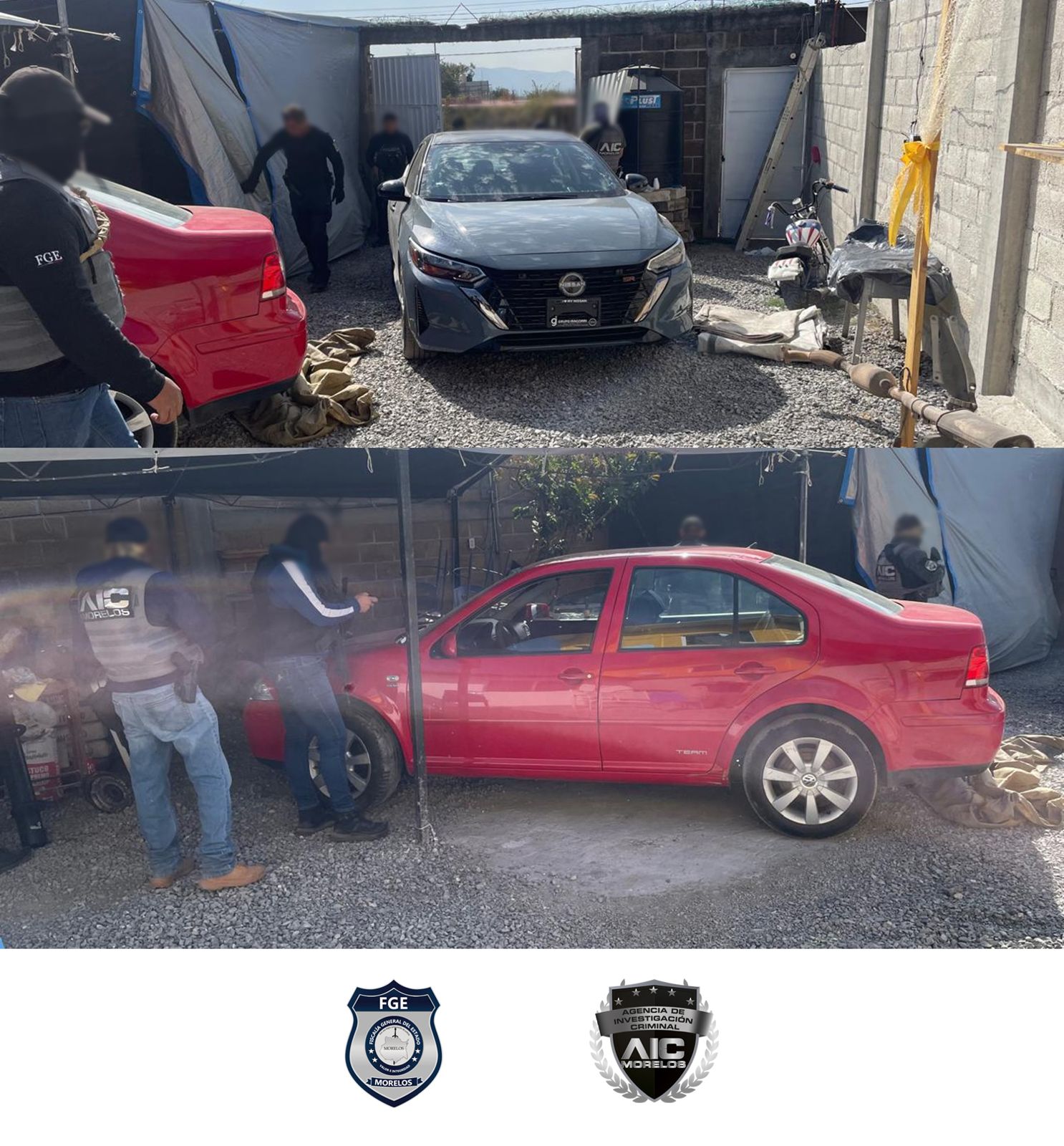 Recupera AIC vehículos con reporte de robo durante cateo