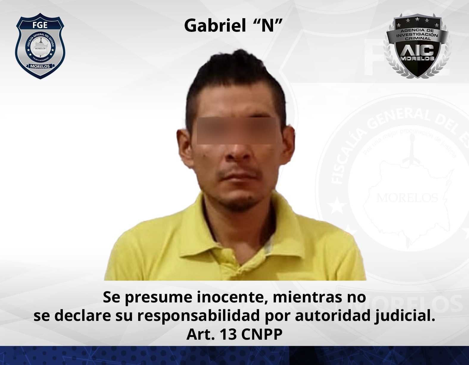 Hombre asegurado en el municipio de Tlaquiltenango por amenazas