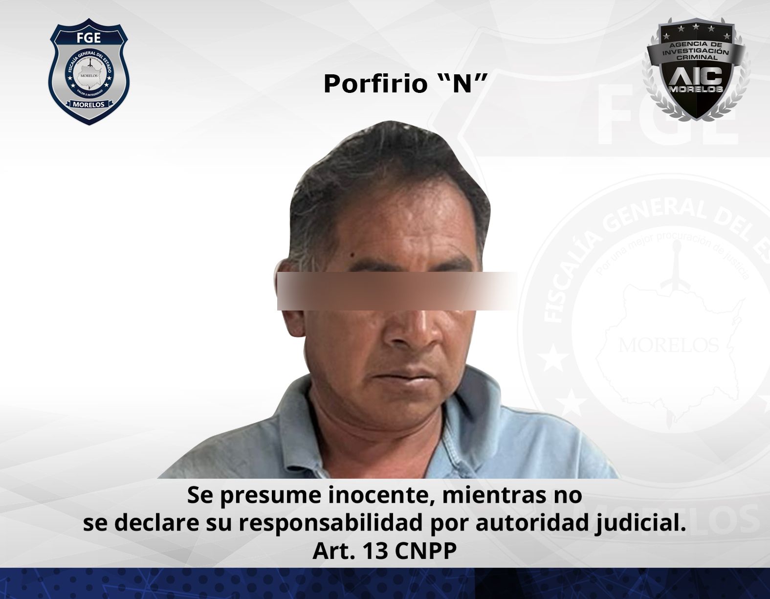 Masculino vinculado por violación en Atlatlahucan