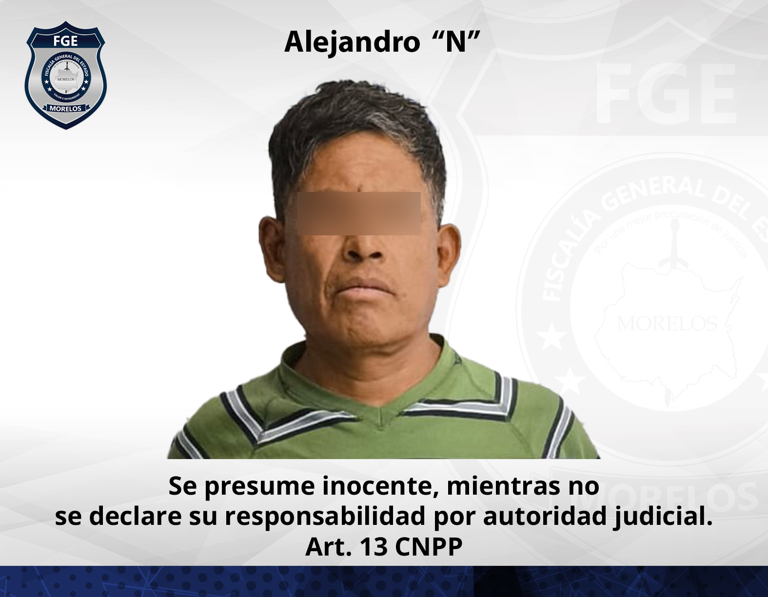 Masculino vinculado por tentativa de feminicidio en Yecapixtla