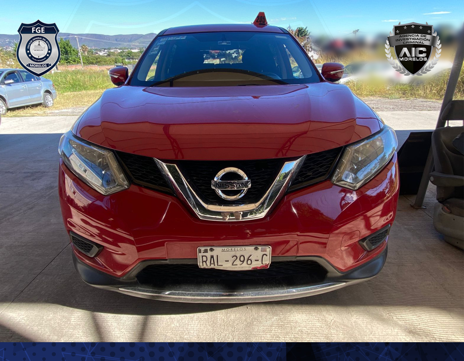 AIC asegura camioneta con alteración en registros