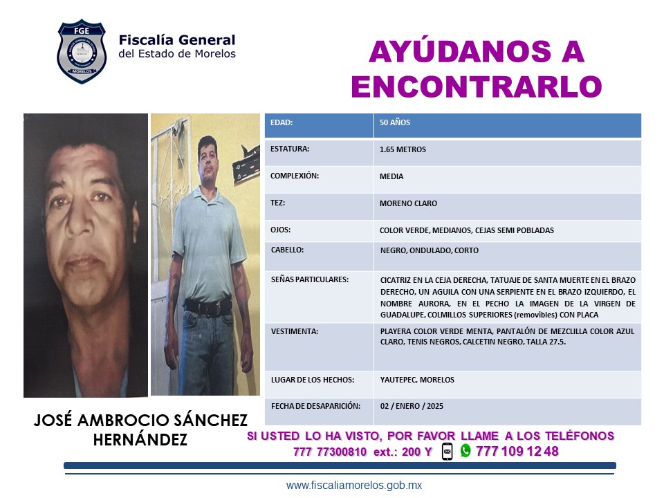 JOSÉ AMBROCIO SÁNCHEZ HERNÁNDEZ