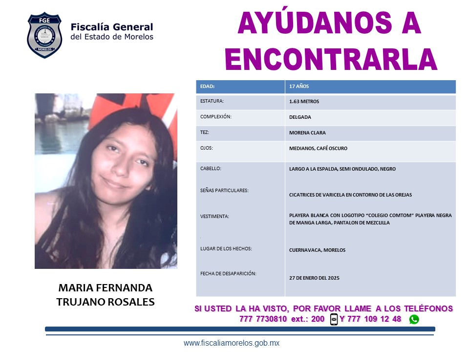 MARÍA FERNANDA TRUJANO ROSALES