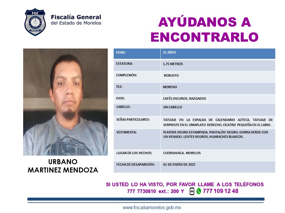 URBANO MARTÍNEZ MENDOZA