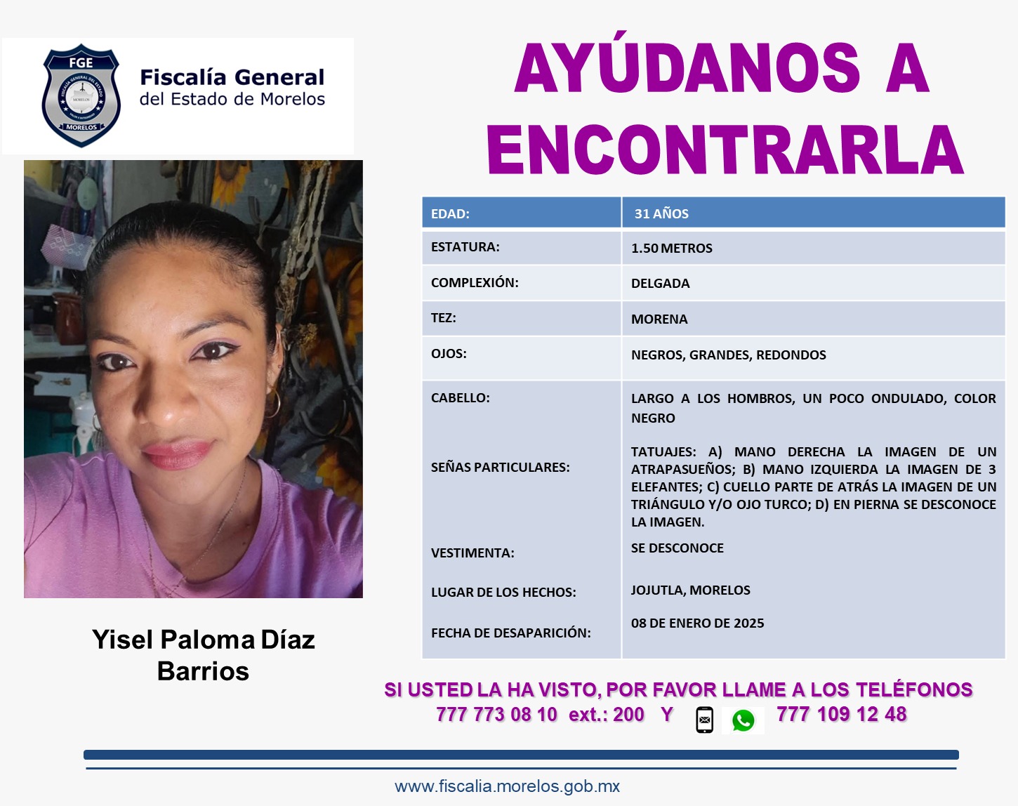 YISEL PALOMA DÍAZ BARRIOS