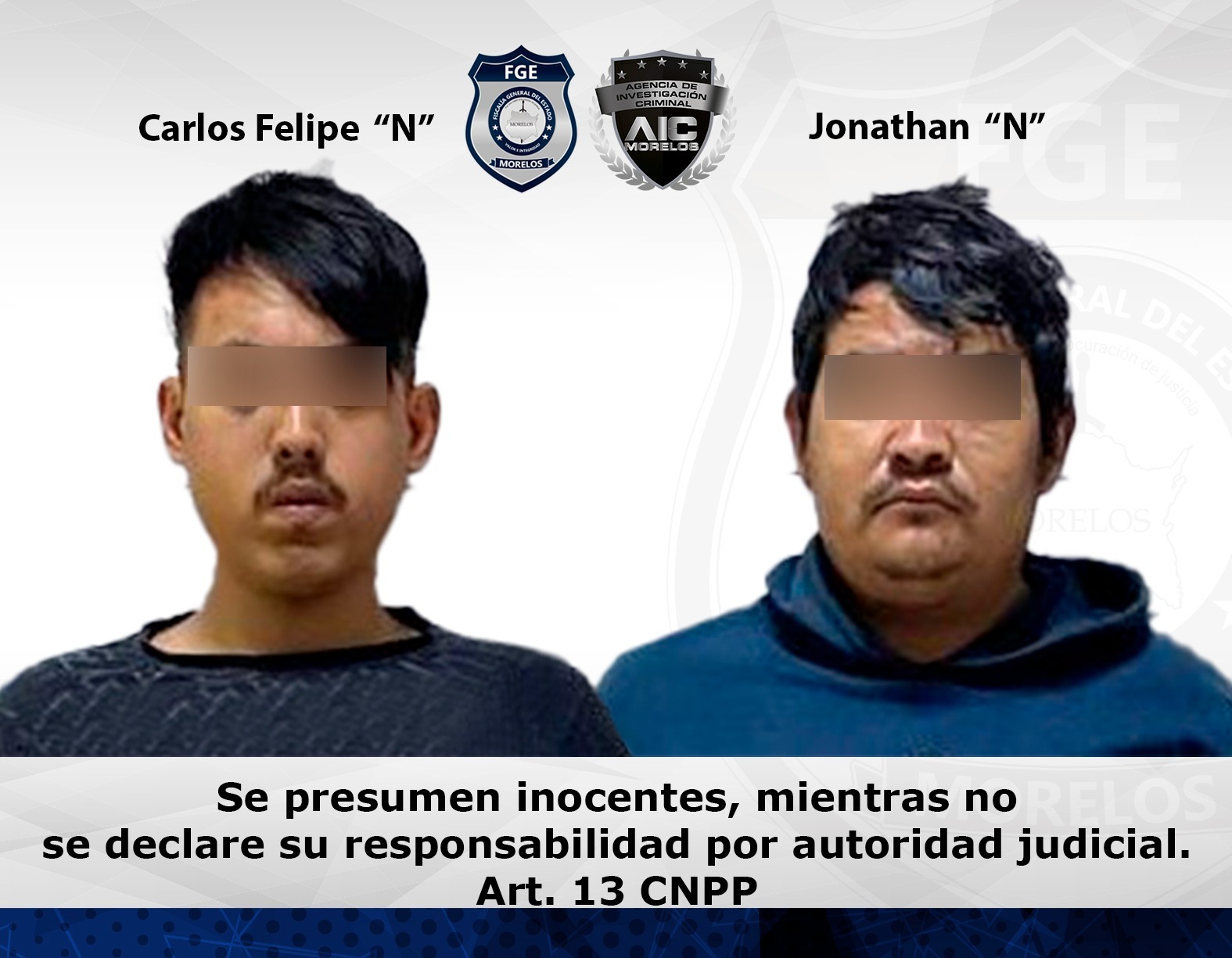 Vinculados por homicidio calificado y robo de vehículo