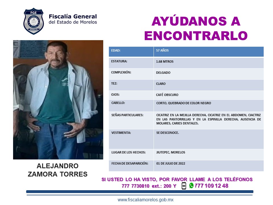 ALEJANDRO ZAMORA TORRES