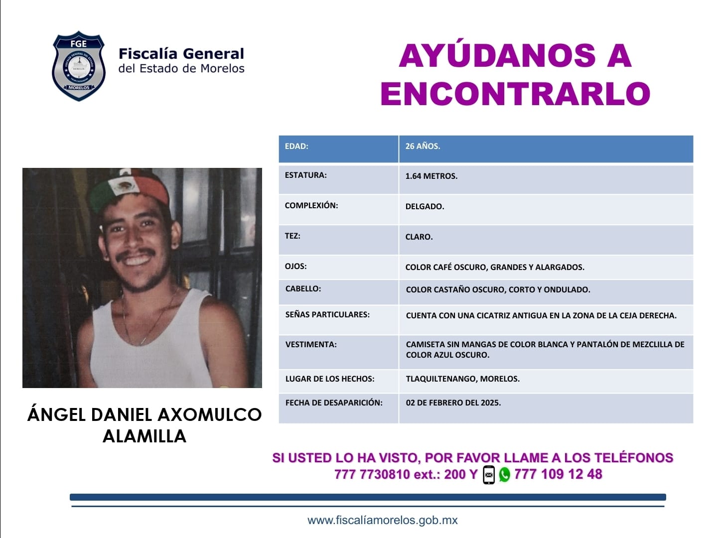 ÁNGEL DANIEL AXOMULCO ALAMILLA