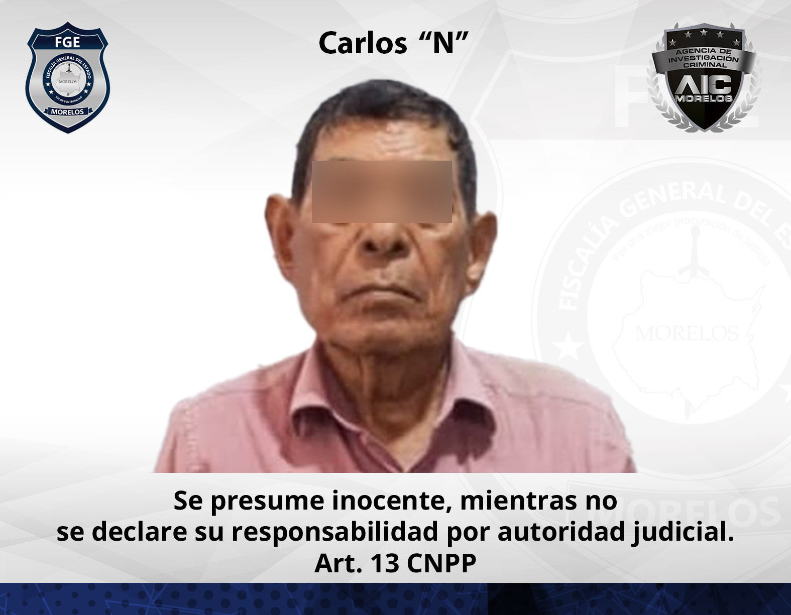 AIC Oriente cumplimenta aprehensión por homicidio