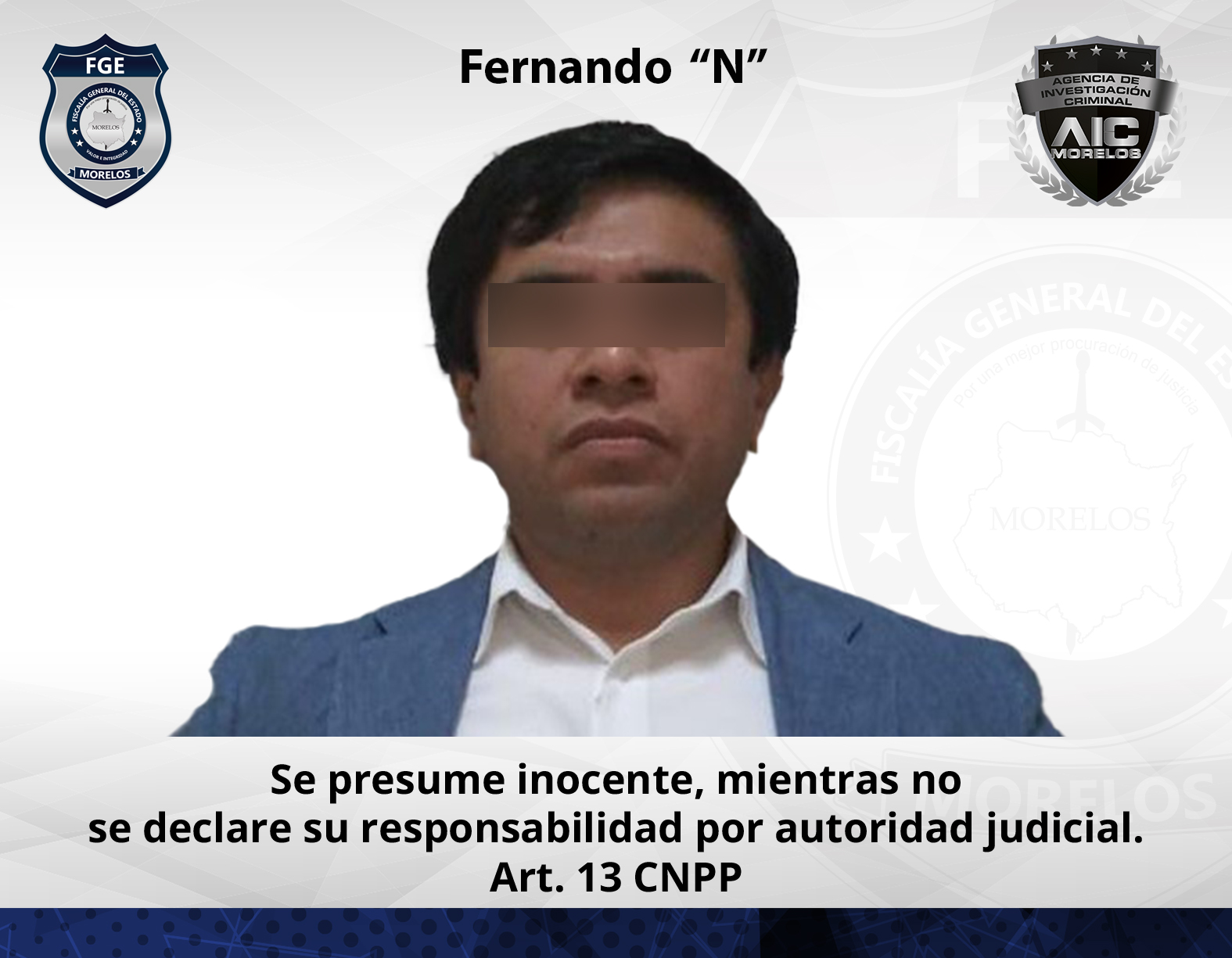 Aprehende AIC a masculino por abuso sexual de menor