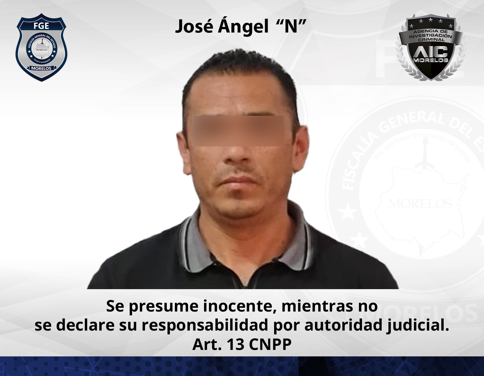 Agentes de investigación cumplimentan orden de aprehensión contra hombre por violencia familiar en el municipio de Zacatepec