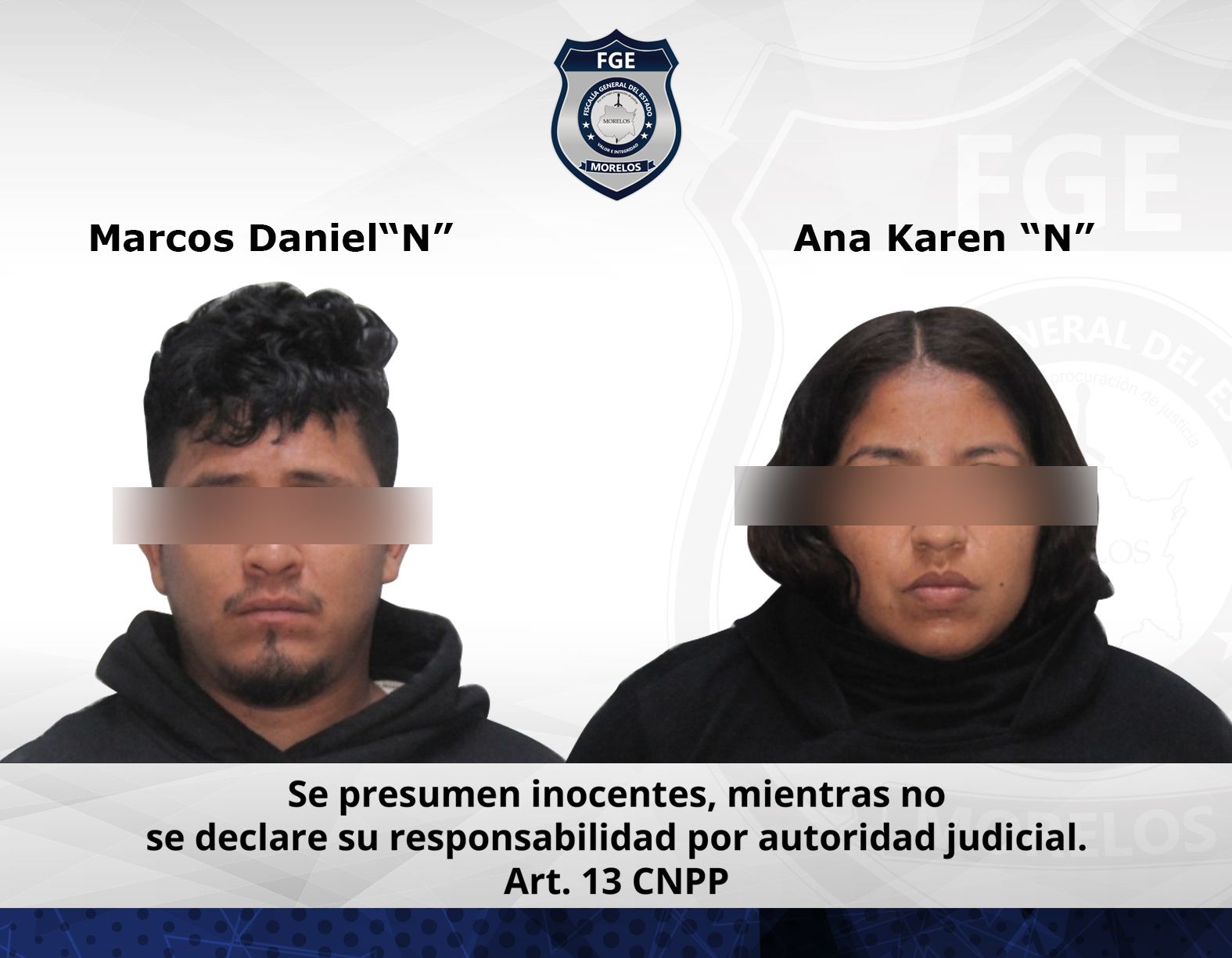 Inicia Fiscalía Metropolitana proceso contra pareja por su presunta responsabilidad en robo de vehículo con violencia