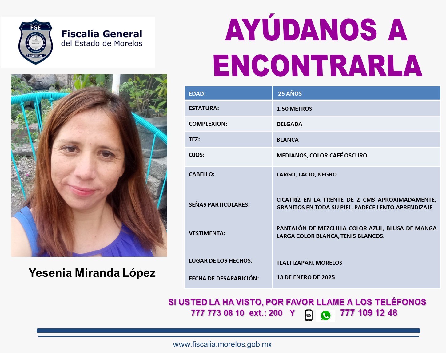 YESENIA MIRANDA LÓPEZ