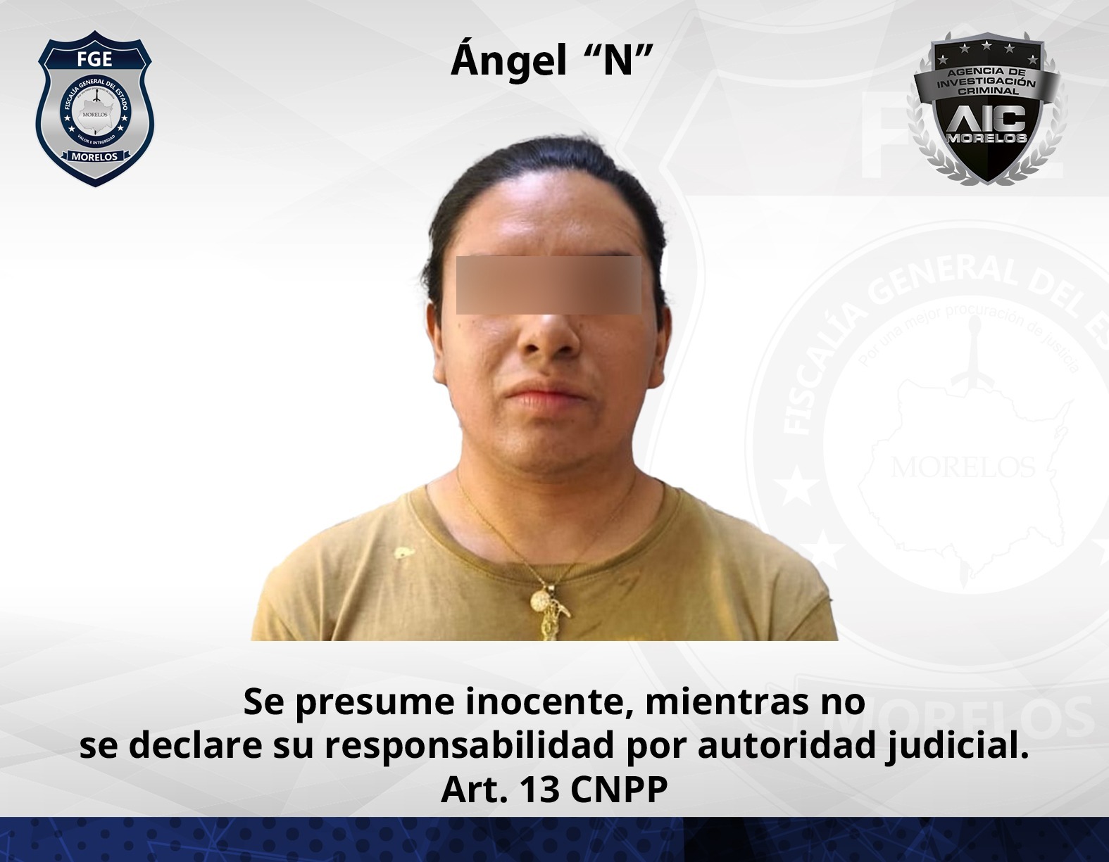 AIC detiene a masculino por violación de la intimidad personal