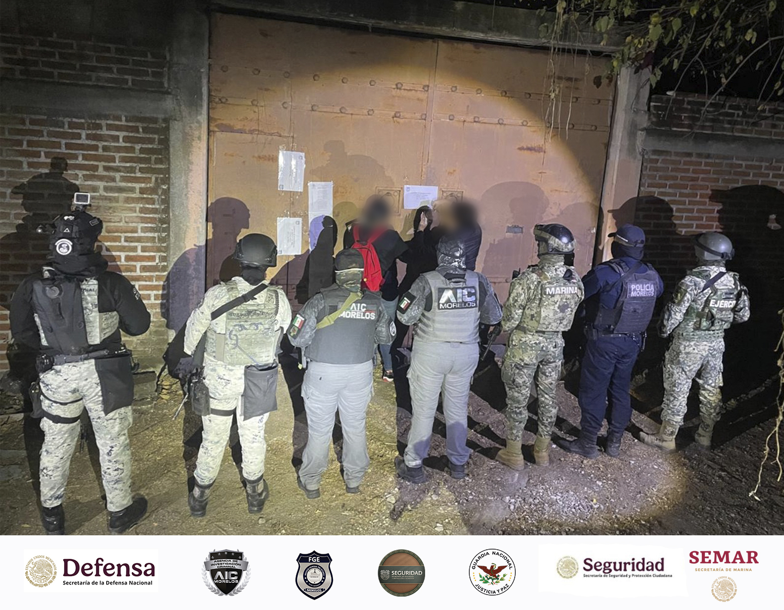 Se asegura droga y posibles precursores durante cateo realizado en el municipio de Yautepec