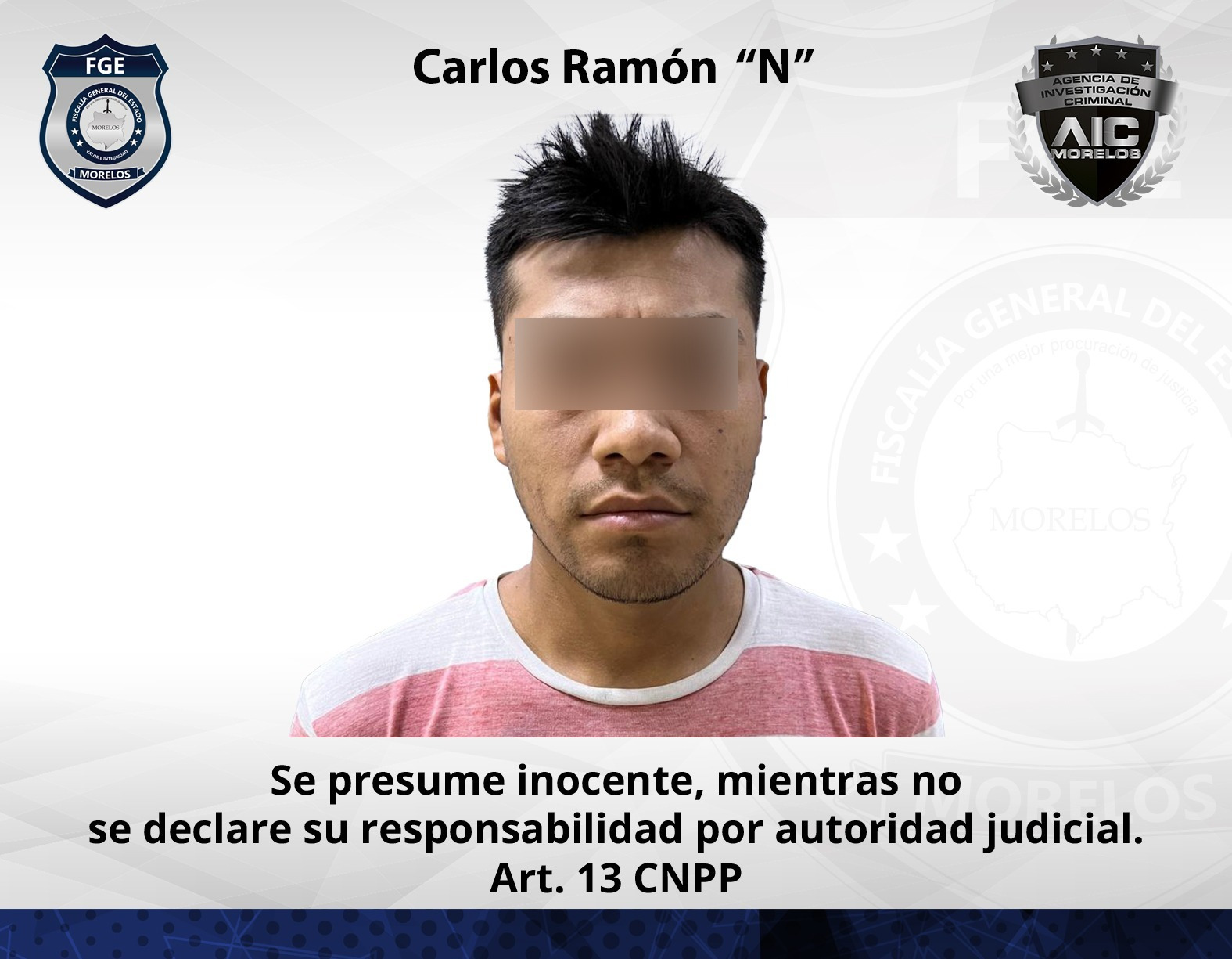 Masculino vinculado por el robo de una camioneta