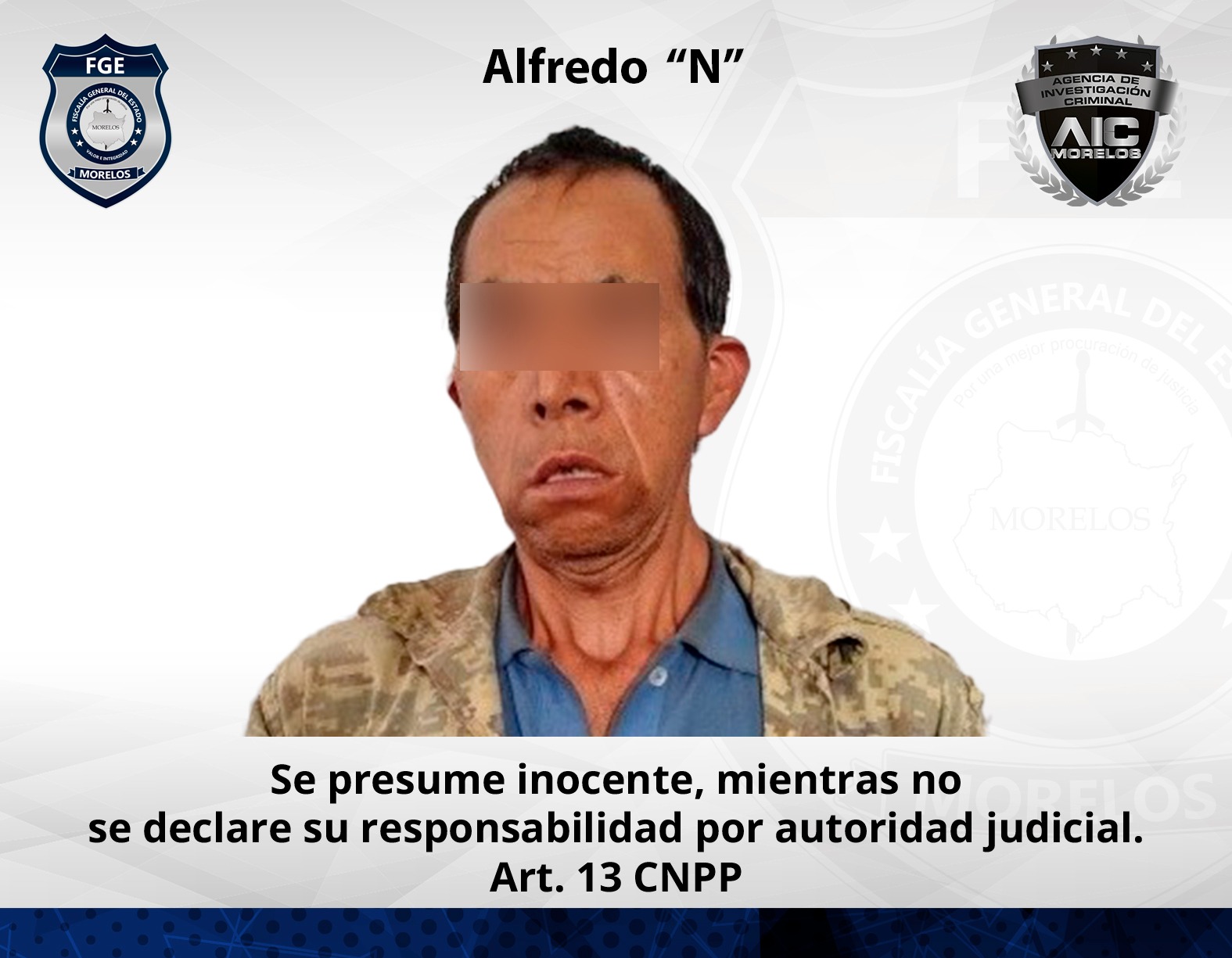 Masculino enfrentará su proceso en prisión por abuso sexual registrado en Tetela del Volcán