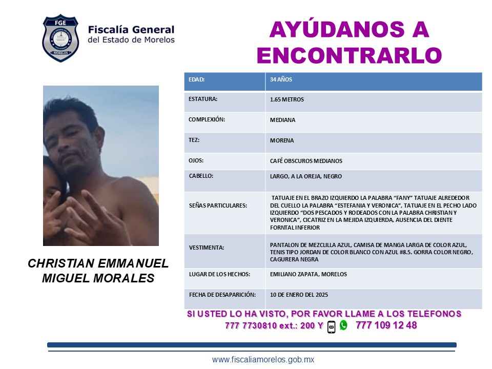 CHRISTIAN EMMANUEL MIGUEL MORALES