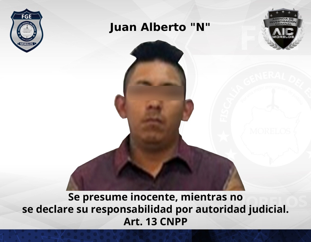 La AIC de la región Oriente aprehendió a un hombre requerido en el EdoMex por doble homicidio