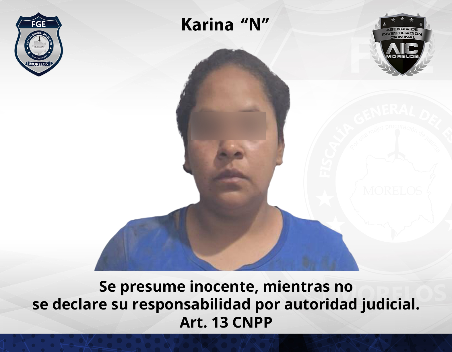 Prisión preventiva a Karina “N” por feminicidio en grado de tentativa cometido en contra de la madre de su concubina