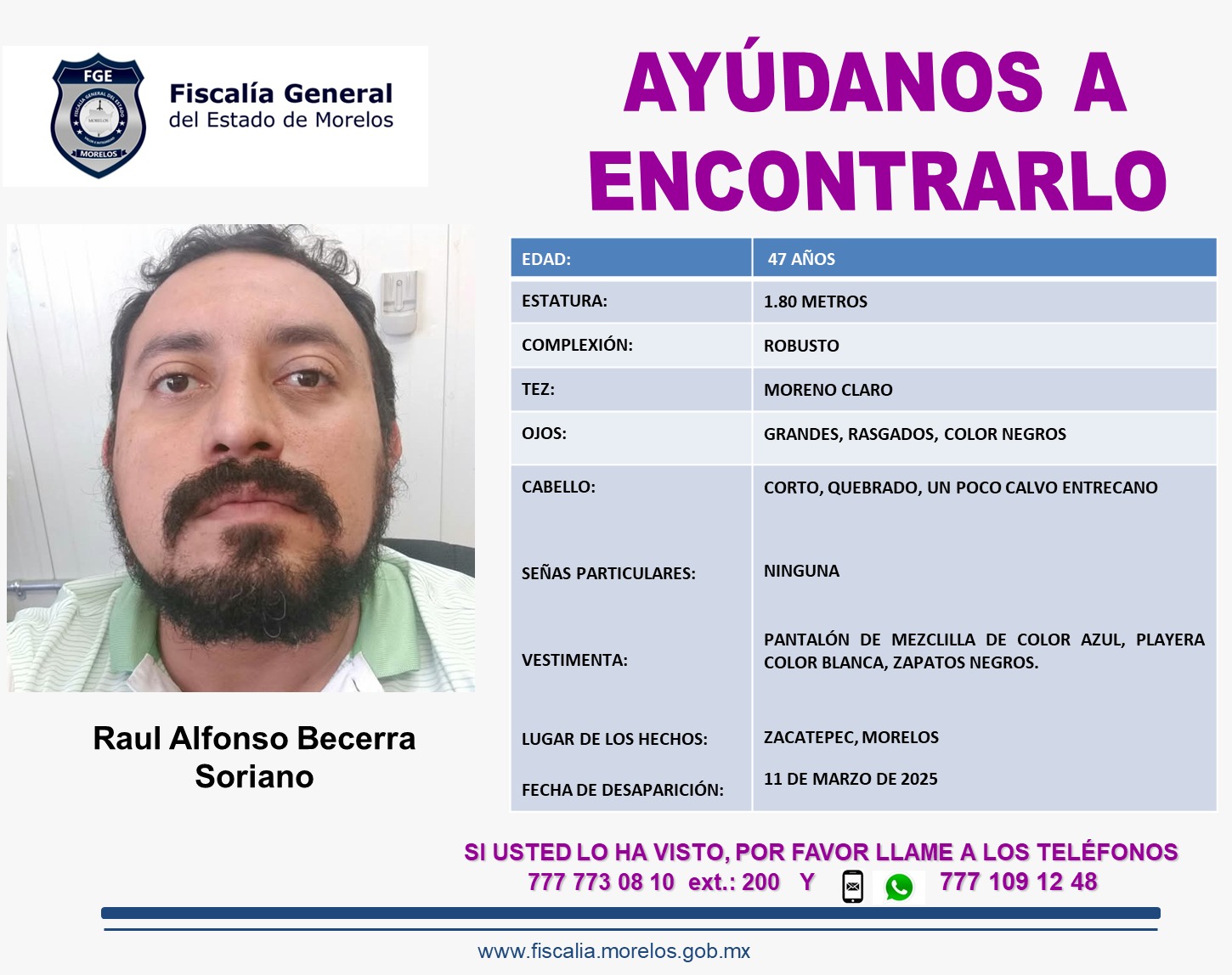 RAÚL ALFONSO BECERRA SORIANO