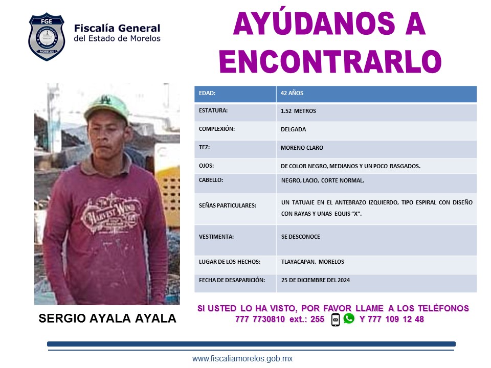 SERGIO AYALA AYALA
