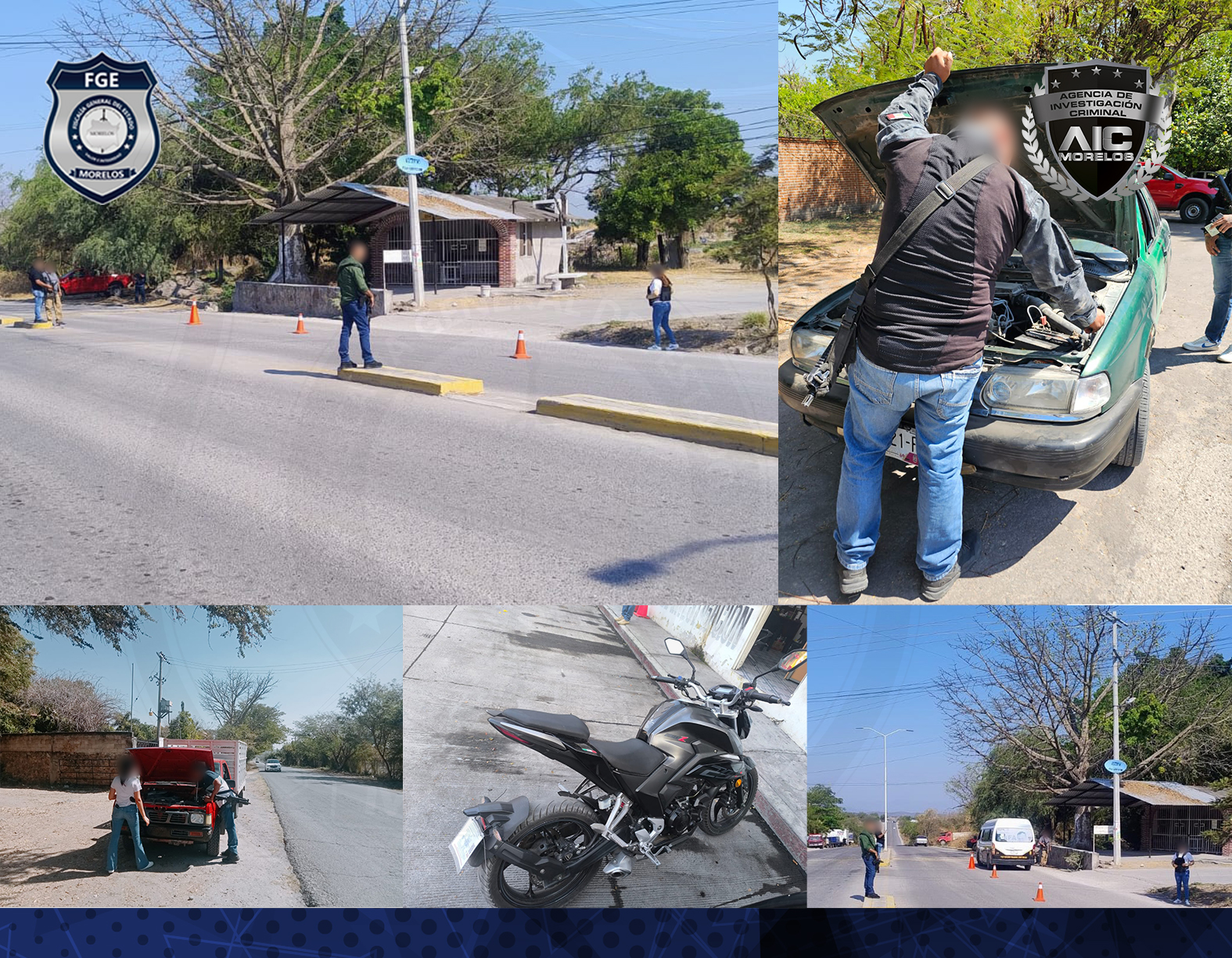 AIC implementa operativo contra robo de vehículos en el municipio de Jojutla